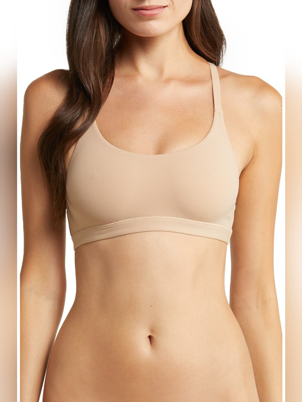 Skims Fits Everybody Racerback Bralette Clay sz Med
